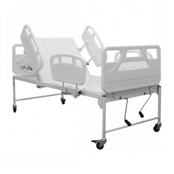 Cama Hospitalar Fowler com 2 Manivelas Premium