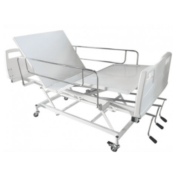 Cama Hospitalar Fowler com 3 Manivelas Luxo